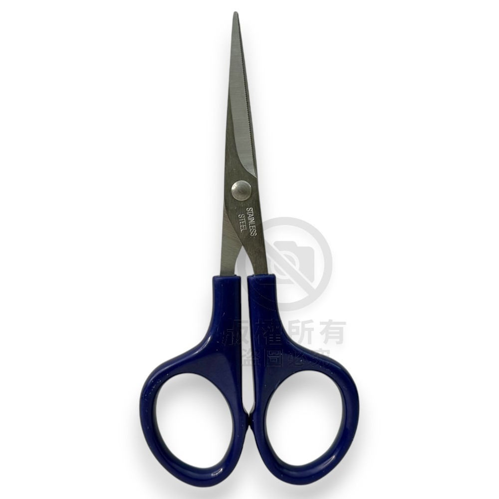 【中壢紅海釣具】CW002T - 4.5吋雙鋸齒剪刀 (高級不銹鋼)-細節圖3