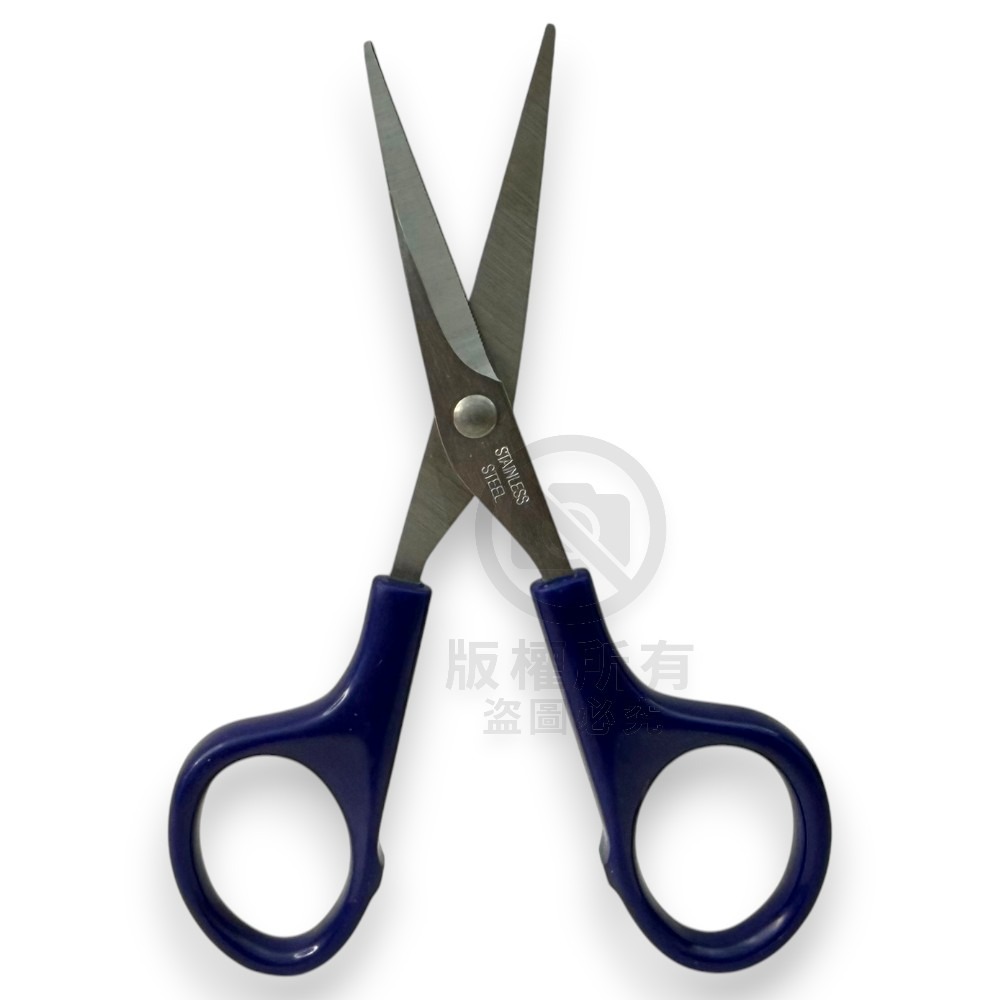 【中壢紅海釣具】CW002T - 4.5吋雙鋸齒剪刀 (高級不銹鋼)-細節圖4