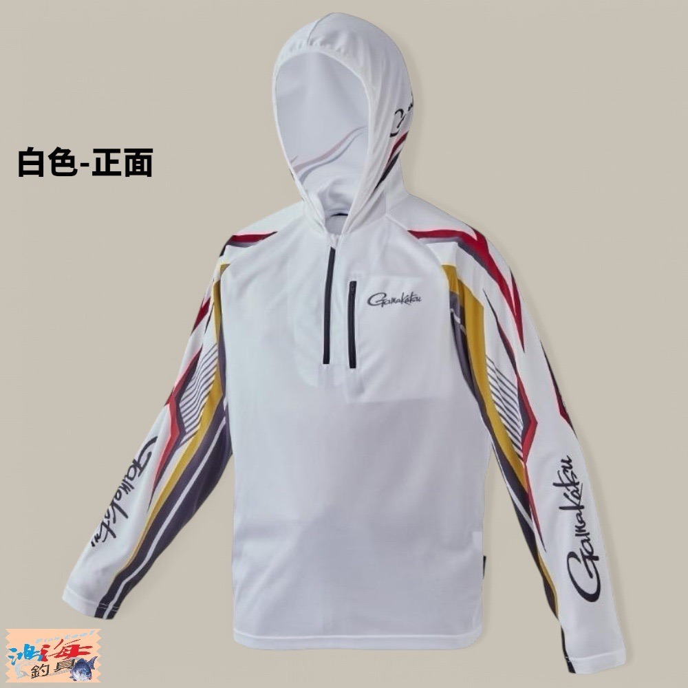 鴻海釣具企業社【gamakatsu】GM-3700 吸水速乾抗UV 防曬長袖釣魚衫 23年款 2WAY-細節圖5