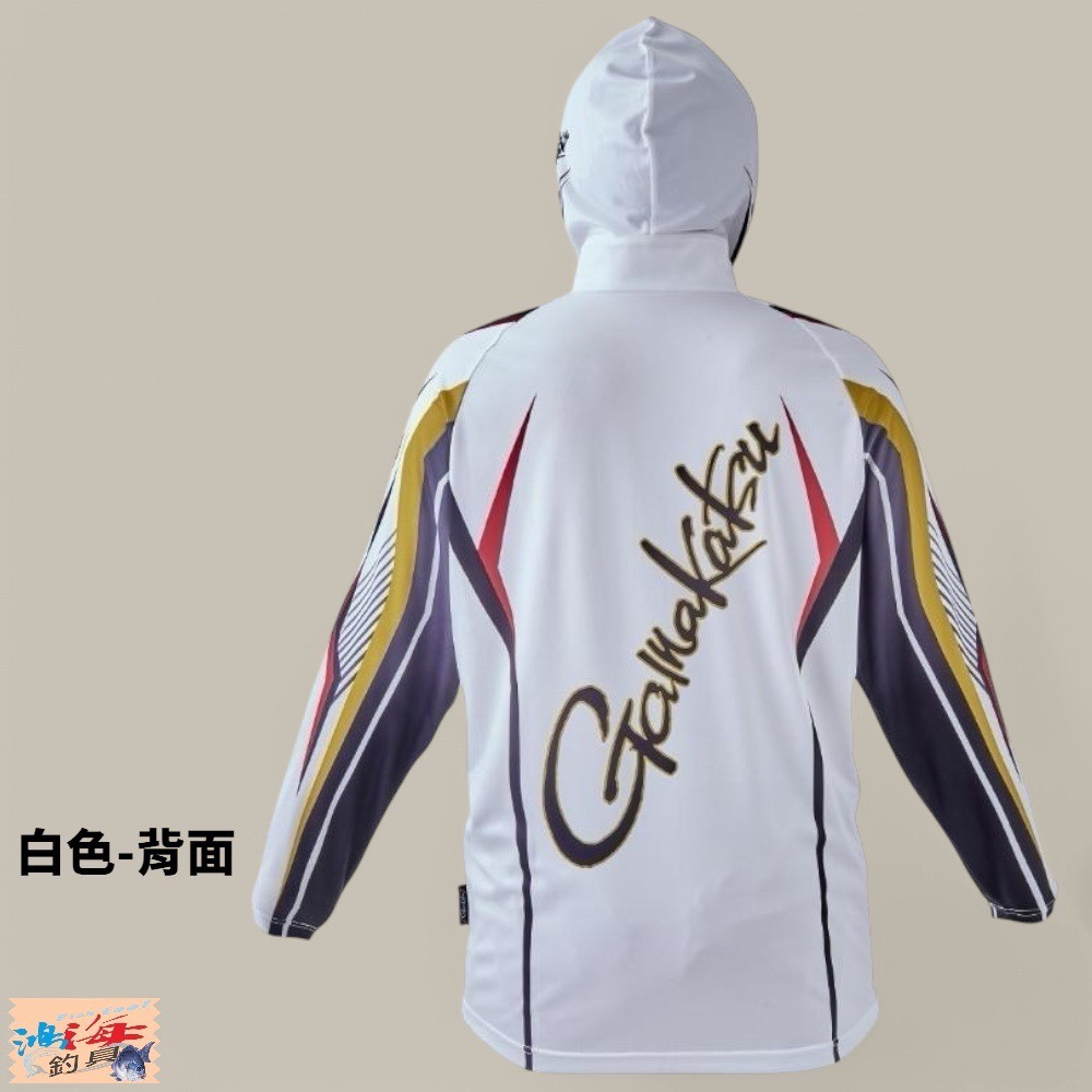 鴻海釣具企業社【gamakatsu】GM-3700 吸水速乾抗UV 防曬長袖釣魚衫 23年款 2WAY-細節圖7