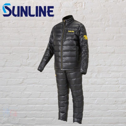 鴻海釣具企業社《SUNLINE》22 SUW-01201 黑色防寒雨絨套裝