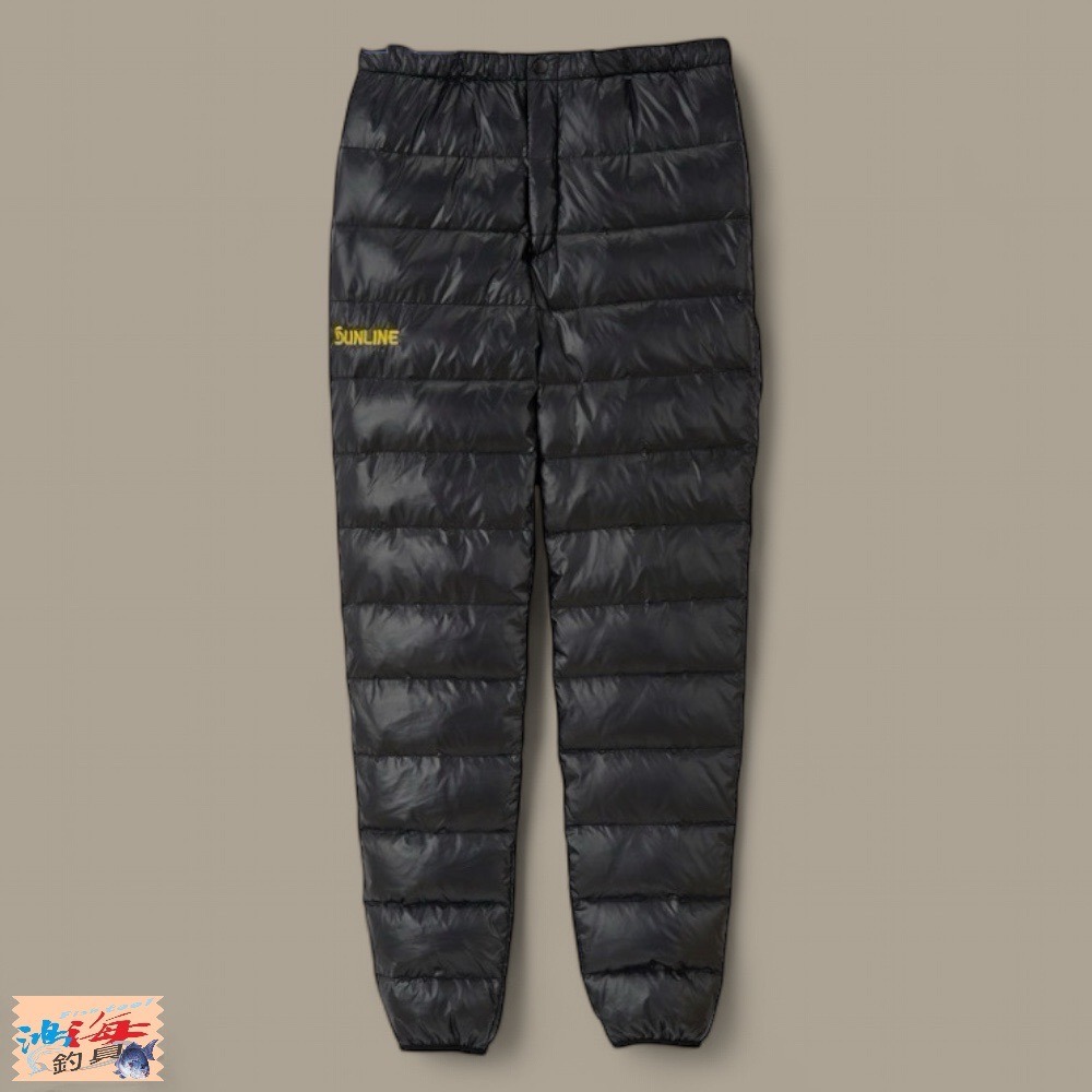 紅海釣具企業社【SUNLINE】 SUW-01201 黑色防寒保暖羽絨套裝 (22年秋冬款)-細節圖4