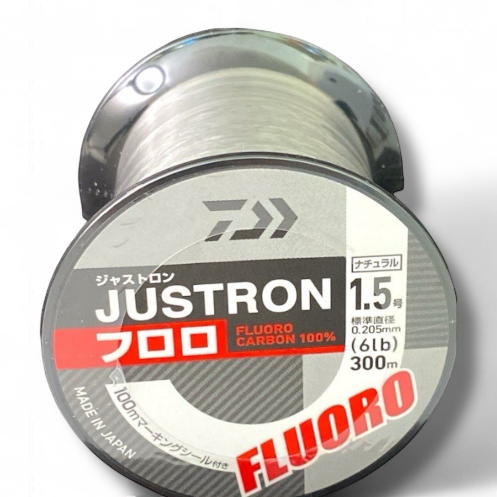紅海釣具企業社【DAIWA】JUSTRON FLUORO 卡夢線 碳纖線 磯釣 海釣場 遠投 淡水路亞 海水路亞 烏鰡-細節圖6