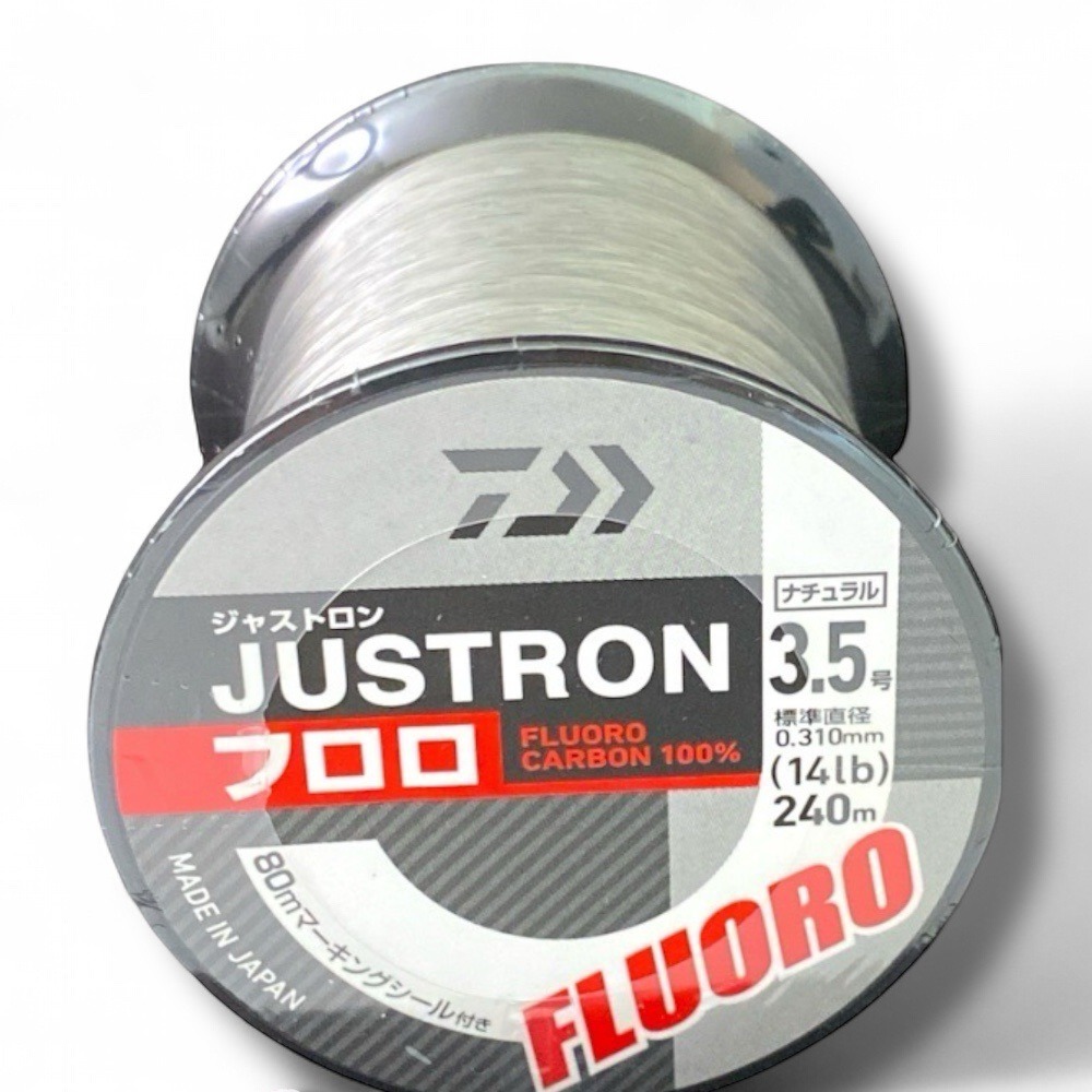 紅海釣具企業社【DAIWA】JUSTRON FLUORO 卡夢線 碳纖線 磯釣 海釣場 遠投 淡水路亞 海水路亞 烏鰡-細節圖9