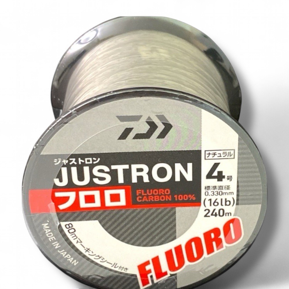 紅海釣具企業社【DAIWA】JUSTRON FLUORO 卡夢線 碳纖線 磯釣 海釣場 遠投 淡水路亞 海水路亞 烏鰡-細節圖10