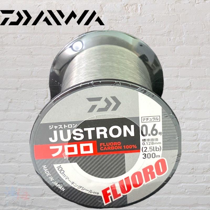 中壢鴻海釣具《DAIWA》JUSTRON FLUORO 卡夢線 碳纖線 磯釣 海釣場 遠投 淡水路亞 海水路亞 烏鰡-細節圖5