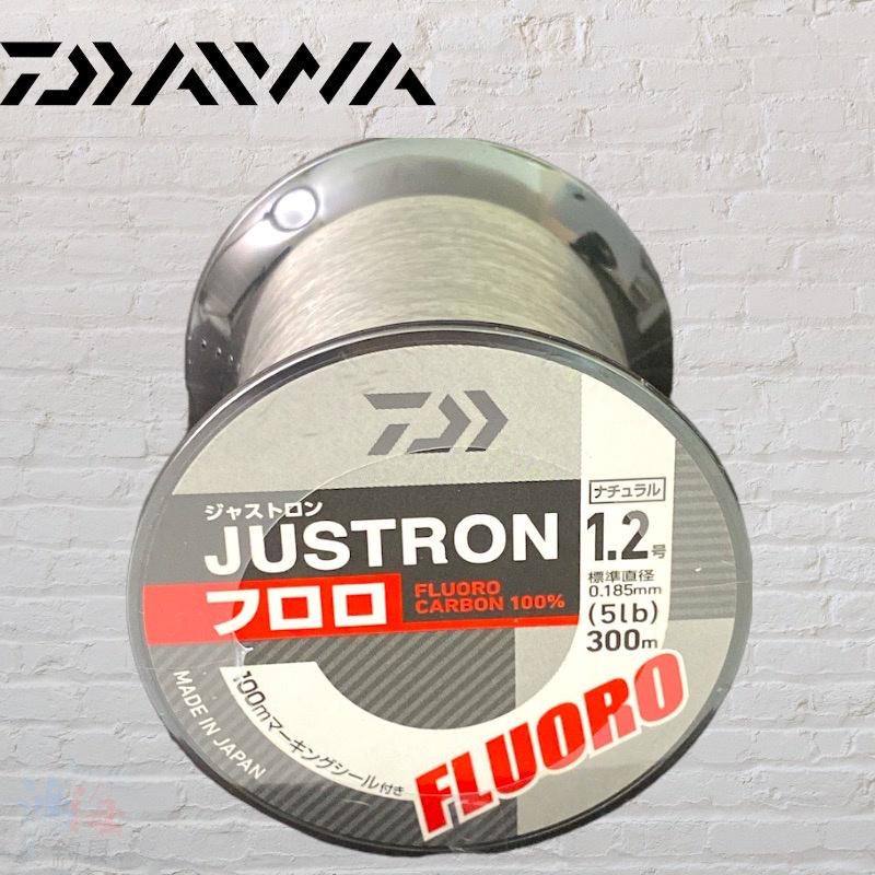 中壢鴻海釣具《DAIWA》JUSTRON FLUORO 卡夢線 碳纖線 磯釣 海釣場 遠投 淡水路亞 海水路亞 烏鰡-細節圖6