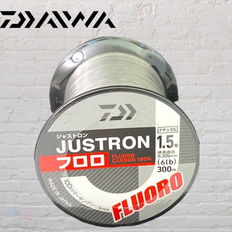 中壢鴻海釣具《DAIWA》JUSTRON FLUORO 卡夢線 碳纖線 磯釣 海釣場 遠投 淡水路亞 海水路亞 烏鰡-細節圖7