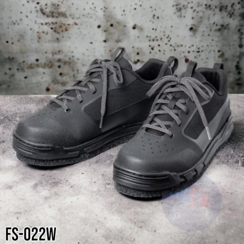 中壢鴻海釣具 SHIMANO FS-022W 黑色可換底毛氈釘鞋 防滑鞋