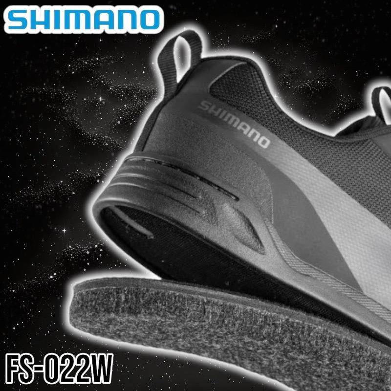 中壢鴻海釣具 SHIMANO  FS-022W 黑色可換底毛氈釘鞋 防滑鞋-細節圖5