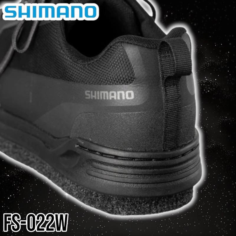 中壢鴻海釣具 SHIMANO  FS-022W 黑色可換底毛氈釘鞋 防滑鞋-細節圖6