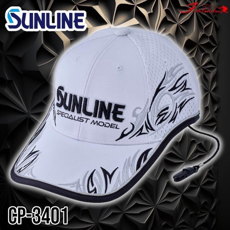 中壢鴻海釣具《SUNLINE》CP-3401 釣魚帽 網帽 23年款-細節圖5