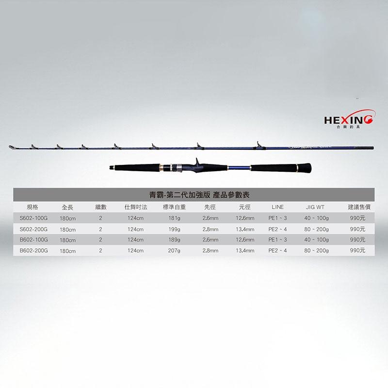 紅海釣具企業社《HEXING-合興》青霸二代  一本半直柄 槍柄鐵板竿-細節圖8