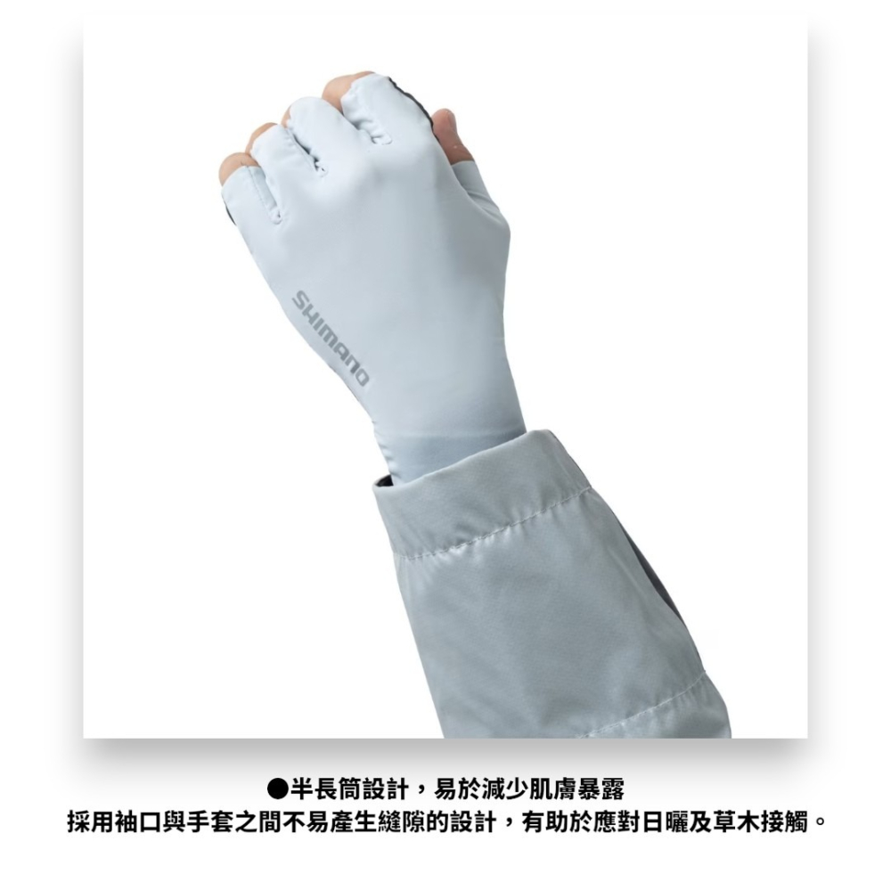 中壢紅海釣具【SHIMANO】GL-007Y 釣魚手套 五指露指手套 磯釣 船釣 路亞 海釣 防滑透氣 26年春夏款-細節圖8