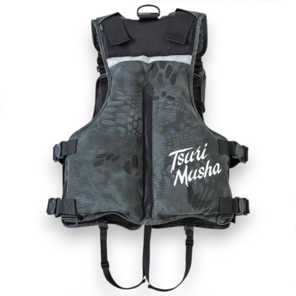 中壢紅海釣具【TSuriMusha】釣武者 ロックベスト 救生衣#F 路亞救生衣-細節圖3
