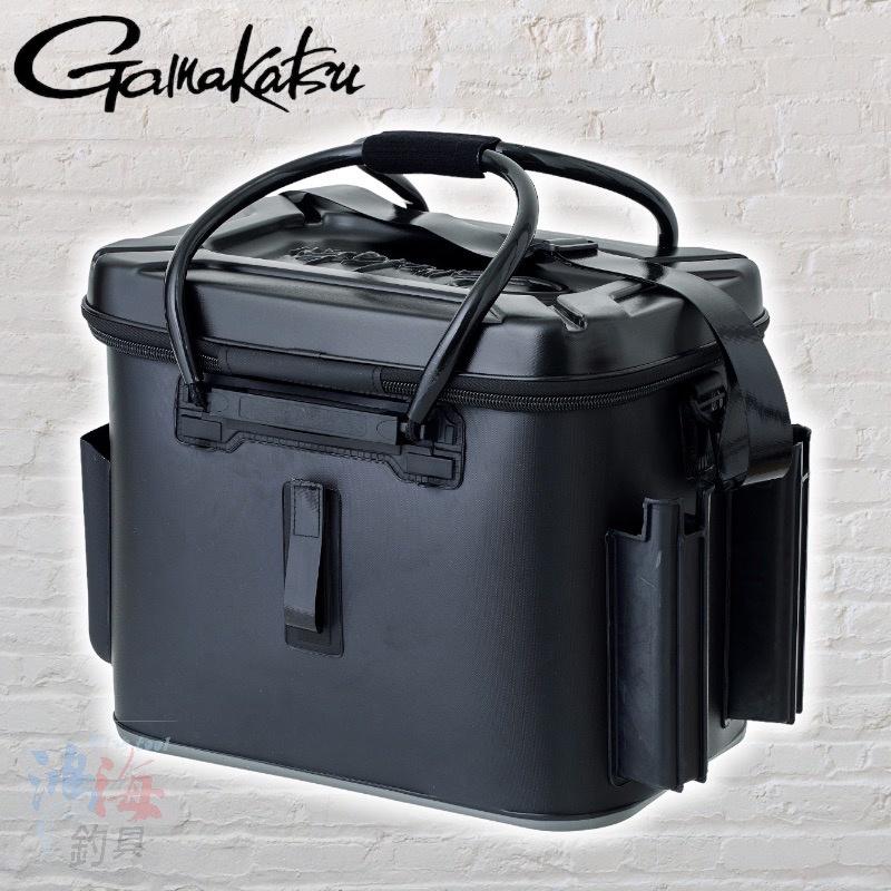 【中壢鴻海釣具】《gamakatsu》GM-2498黑色(BLACK WORKS)置物袋 36L/40L-細節圖3