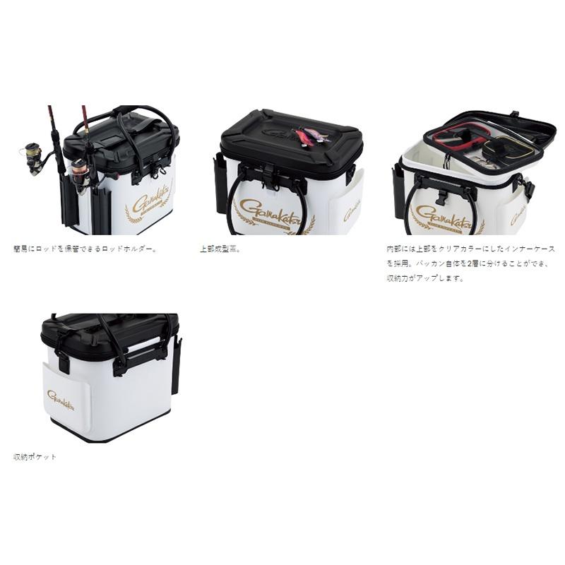 【中壢鴻海釣具】《gamakatsu》GM-2498黑色(BLACK WORKS)置物袋 36L/40L-細節圖5