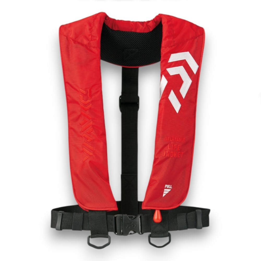 中壢紅海釣具【DAIWA】DF-2608 肩掛式充氣救生衣 手動 自動膨脹式 救生衣-細節圖4