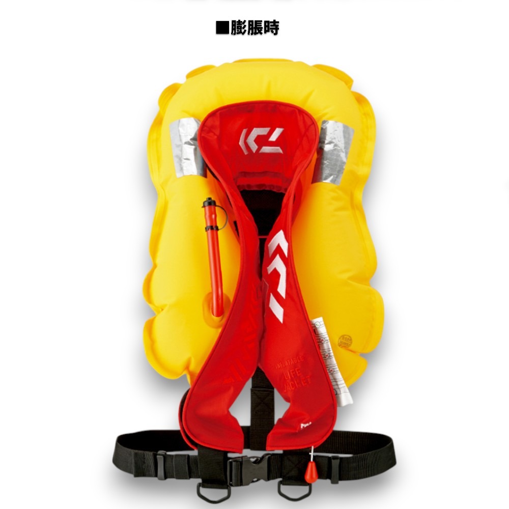 中壢紅海釣具【DAIWA】DF-2608 肩掛式充氣救生衣 手動 自動膨脹式 救生衣-細節圖8