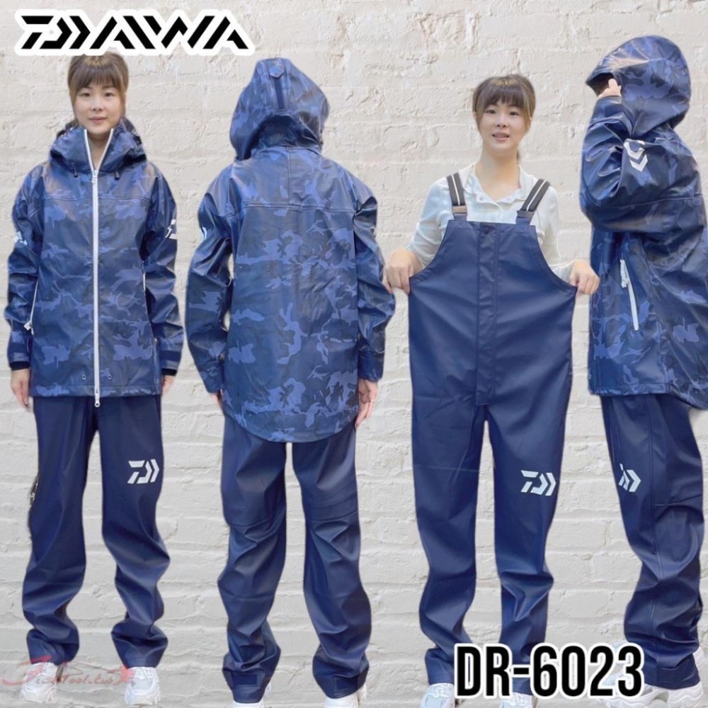 中壢鴻海釣具《DAIWA》DR-6023 船釣雨衣套裝 23年款 海咖雨衣 防水釣魚雨衣-細節圖5