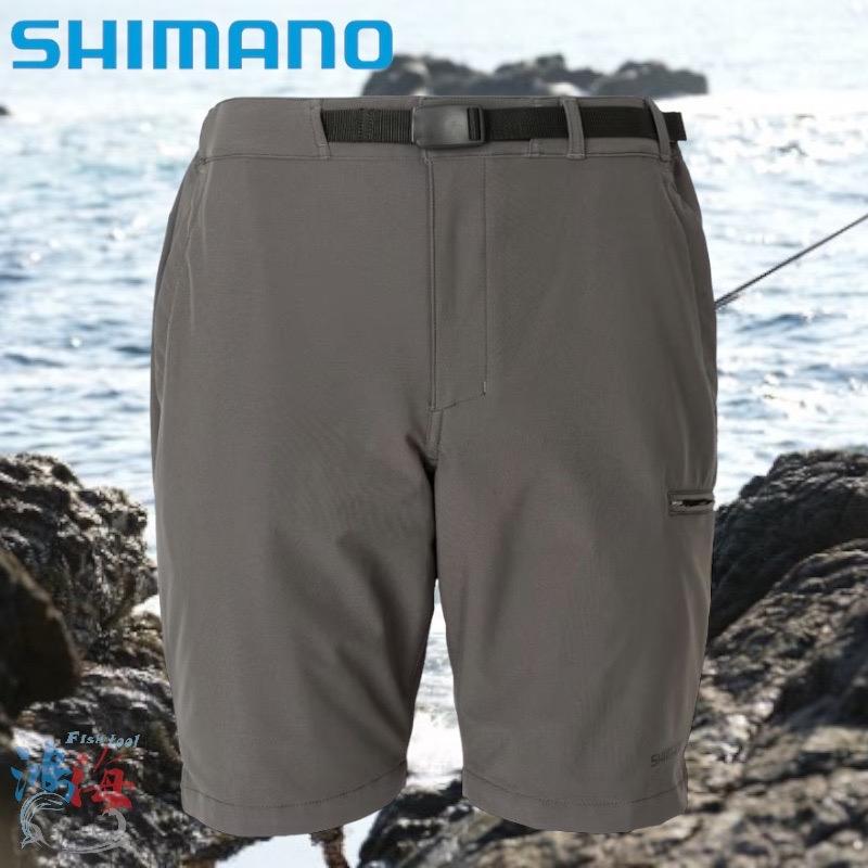 中壢鴻海釣具《SHIMANO》 WP-002W 炭灰色釣魚短褲23年款- 鴻海釣具企業