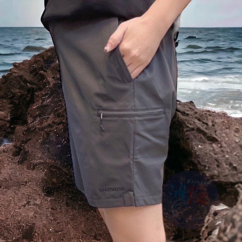 紅海釣具企業社《SHIMANO》WP-002W 炭灰色釣魚短褲 23年款-細節圖4