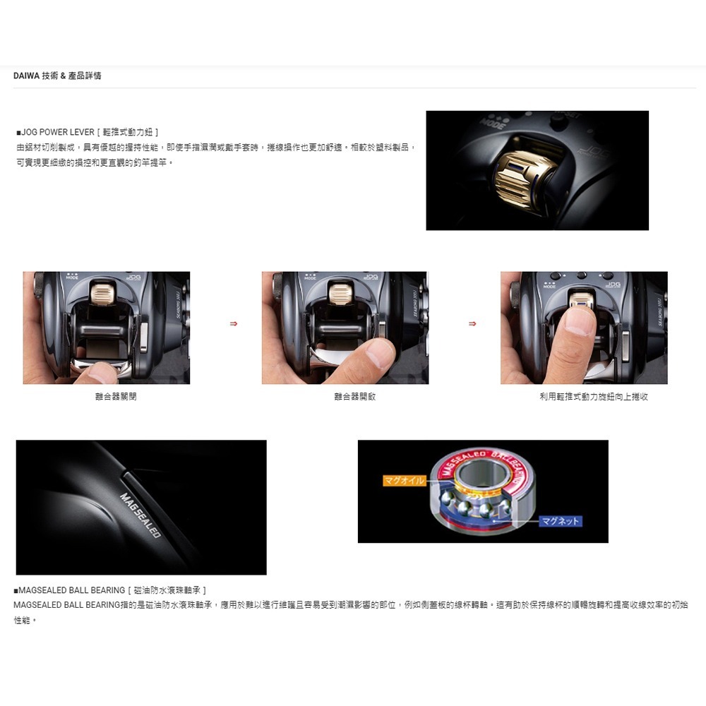 中壢鴻海釣具 【DAIWA】 SEABORG 200J 電動捲線器 單把手 雙把手-細節圖9