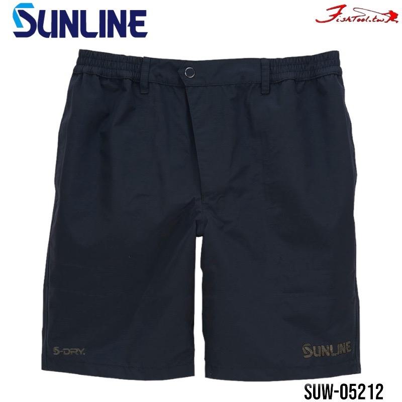 中壢鴻海釣具《SUNLINE》 SUW-05212 S-DRY 黑色防潑水速乾短褲 23年款-細節圖2