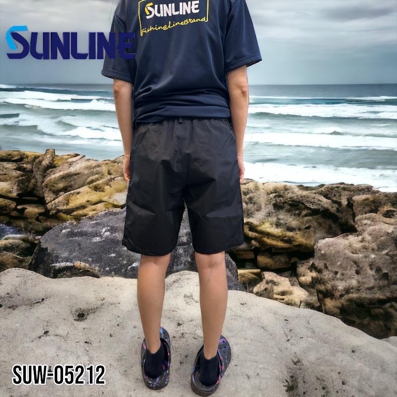 中壢鴻海釣具《SUNLINE》 SUW-05212 S-DRY 黑色防潑水速乾短褲 23年款-細節圖4