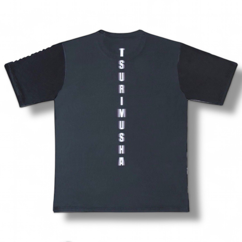 紅海釣具企業社【TSuriMusha】釣武者 黑色涼感短袖T卹 (22年款)-細節圖3