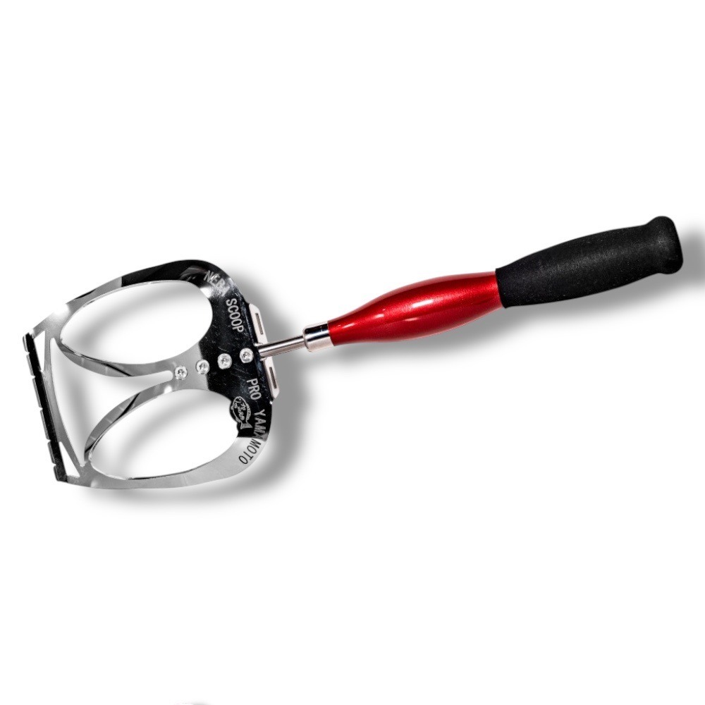 中壢紅海釣具【山元工房】ネバスコ 山元八郎 3D八字型南極蝦鏟-細節圖2