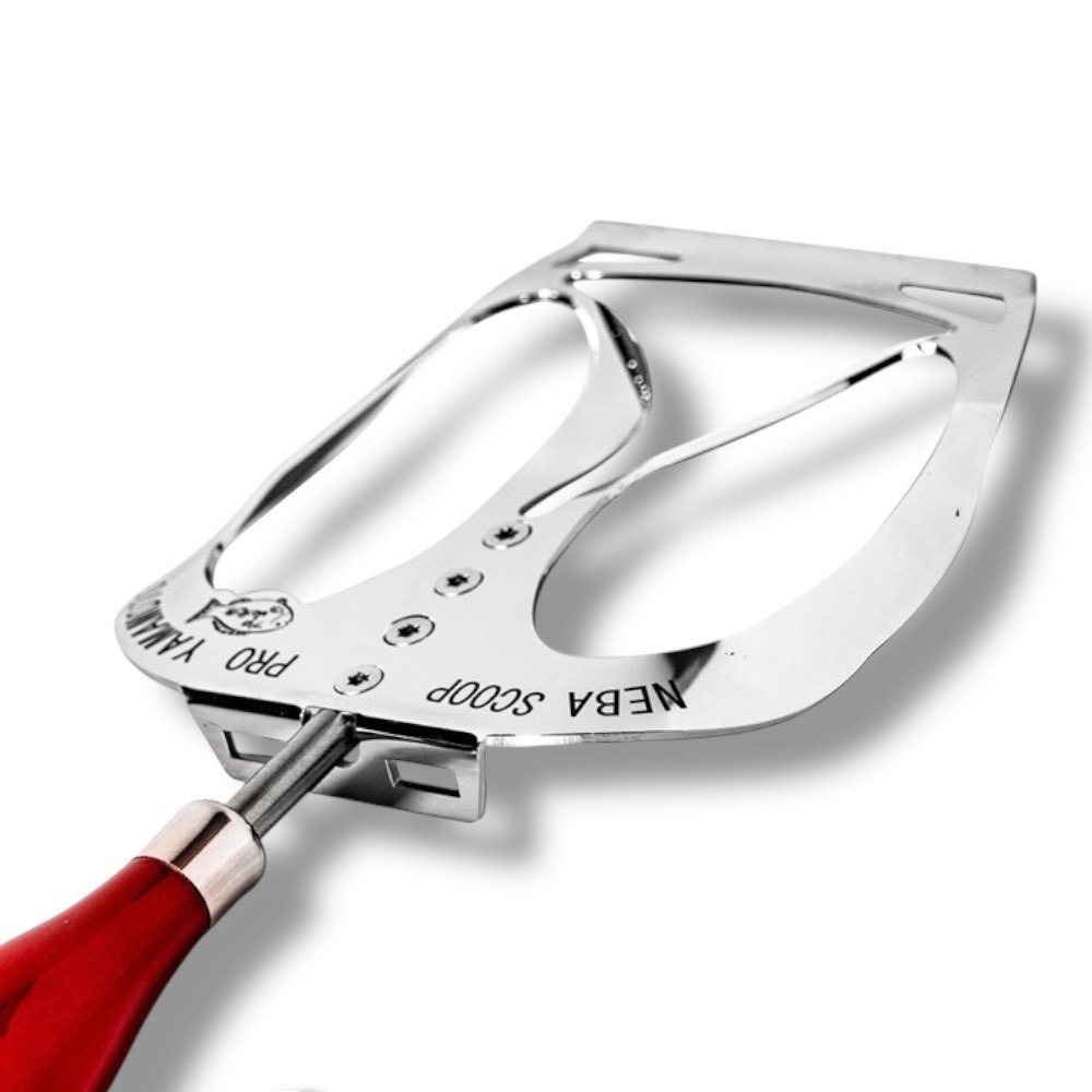 中壢紅海釣具【山元工房】ネバスコ 山元八郎 3D八字型南極蝦鏟-細節圖4