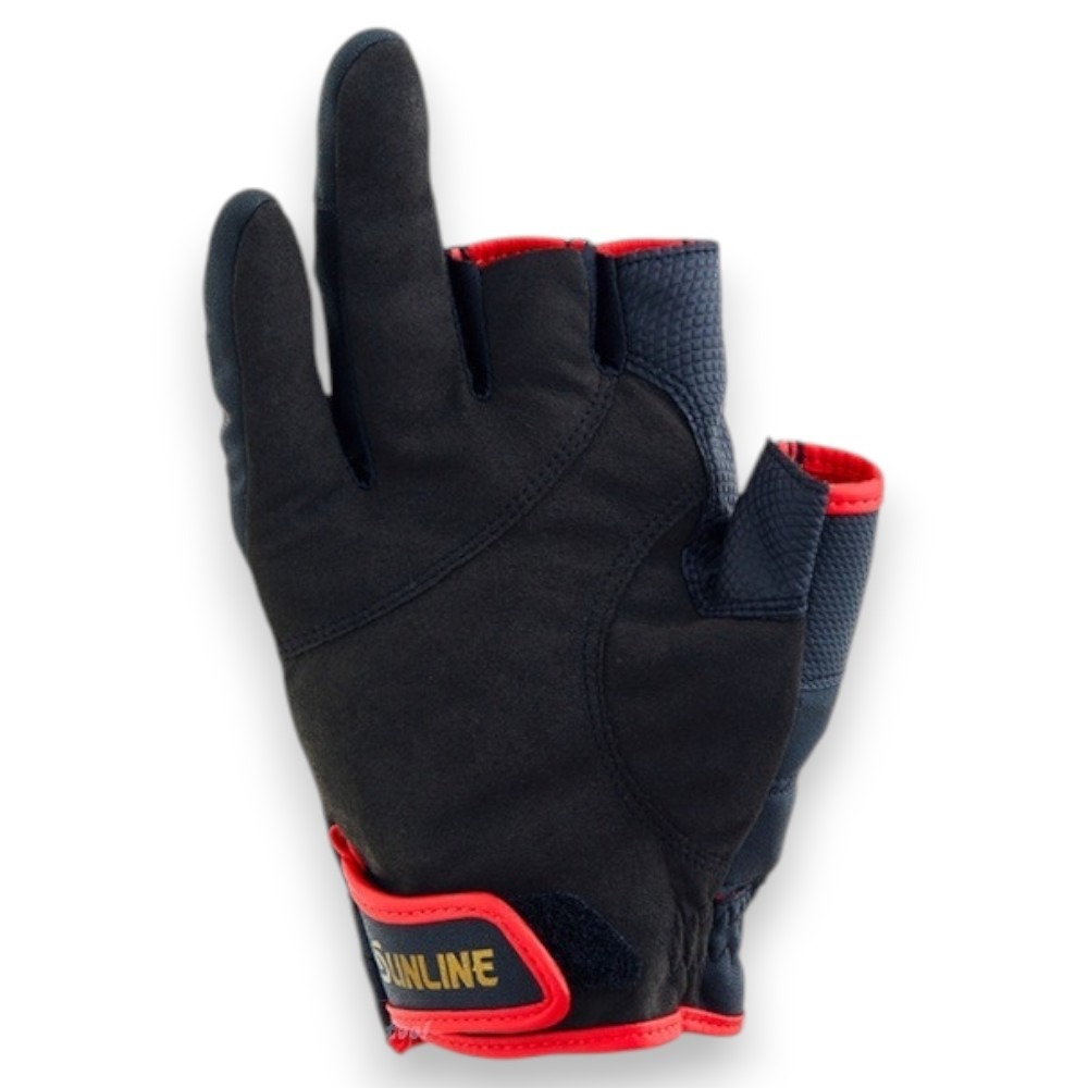 中壢紅海釣具【SUNLINE】SUG-235 3指切釣魚手套 三指釣魚手套-細節圖7