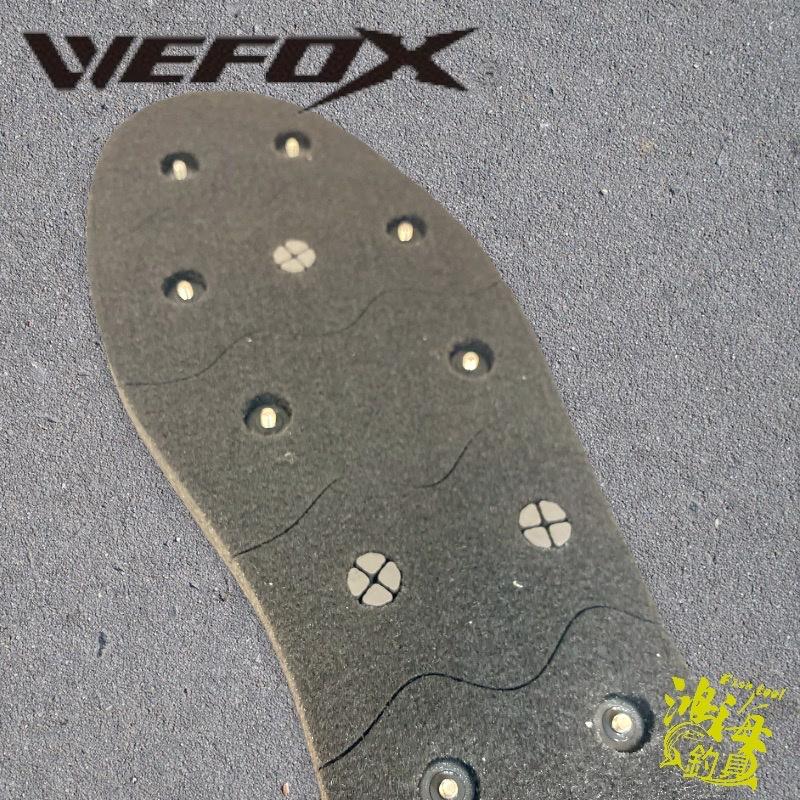 紅海釣具企業社《WEFOX》WDX-1058旋鈕式磯釣鞋鞋底 替換鞋底 毛氈加釘鞋底-細節圖3