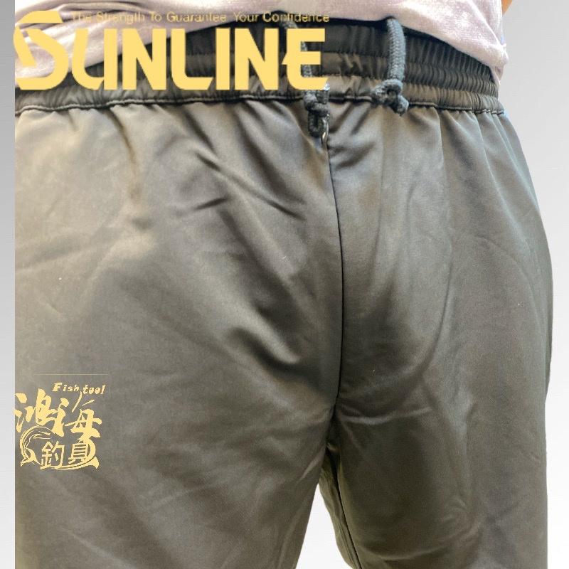 中壢鴻海釣具《SUNLINE》22 SUW-05202  黑色潑水速乾短褲-細節圖3