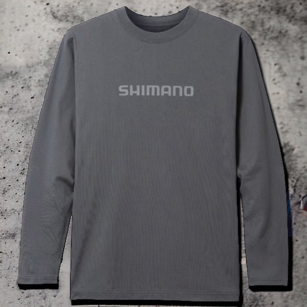 中壢鴻海釣具《SHIMANO》 SH-011V 棉質長袖T恤 釣魚衣服 休閒上衣 23年秋磯款-細節圖10