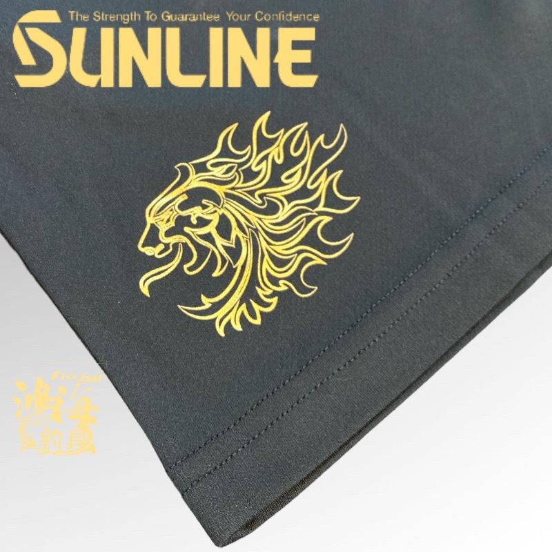 中壢鴻海釣具《SUNLINE》22 SUW-05204 黑色獅子速乾運動短褲-細節圖2