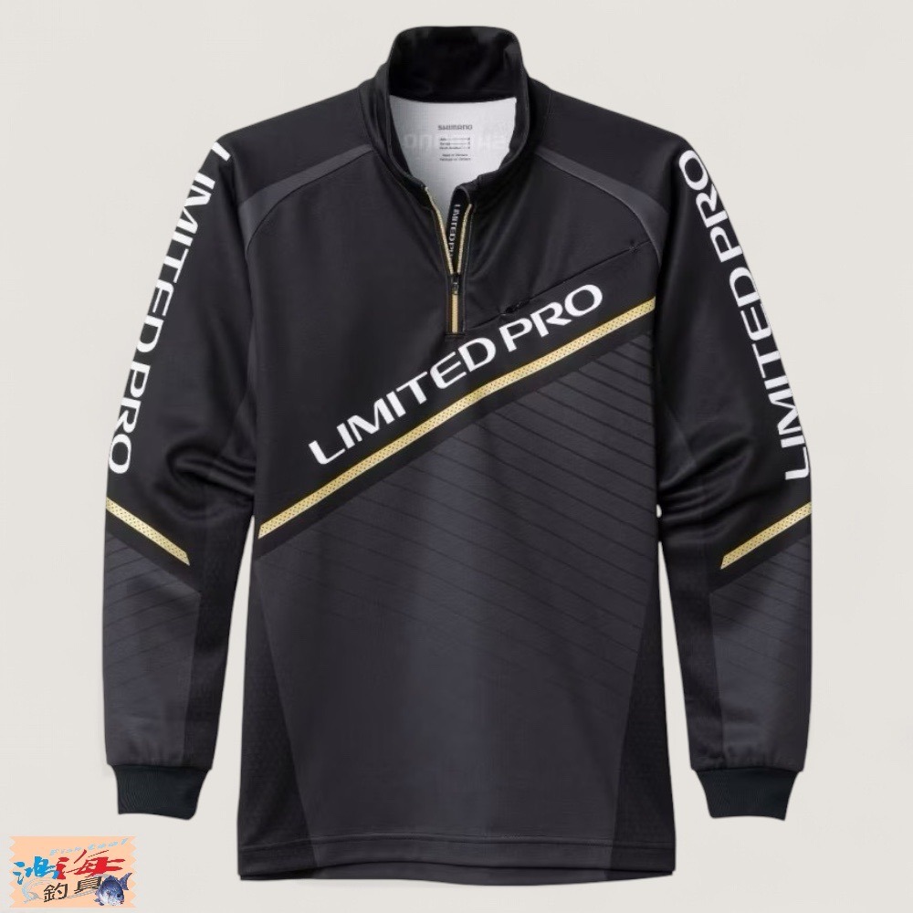 中壢鴻海釣具【SHIMANO】SH-110V FIRE BLOOD/LIMITED PRO 保暖長袖釣魚衫-規格圖10