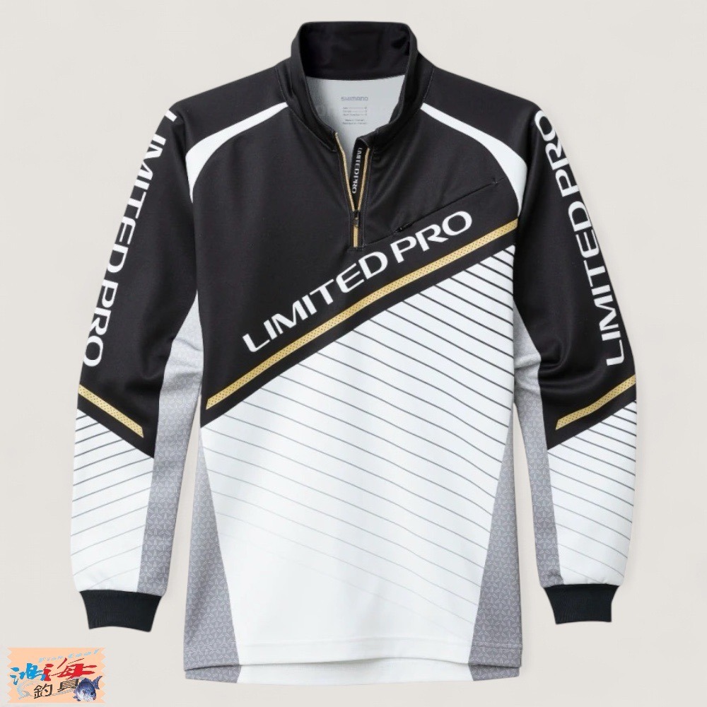 中壢鴻海釣具【SHIMANO】SH-110V FIRE BLOOD/LIMITED PRO 保暖長袖釣魚衫-規格圖10