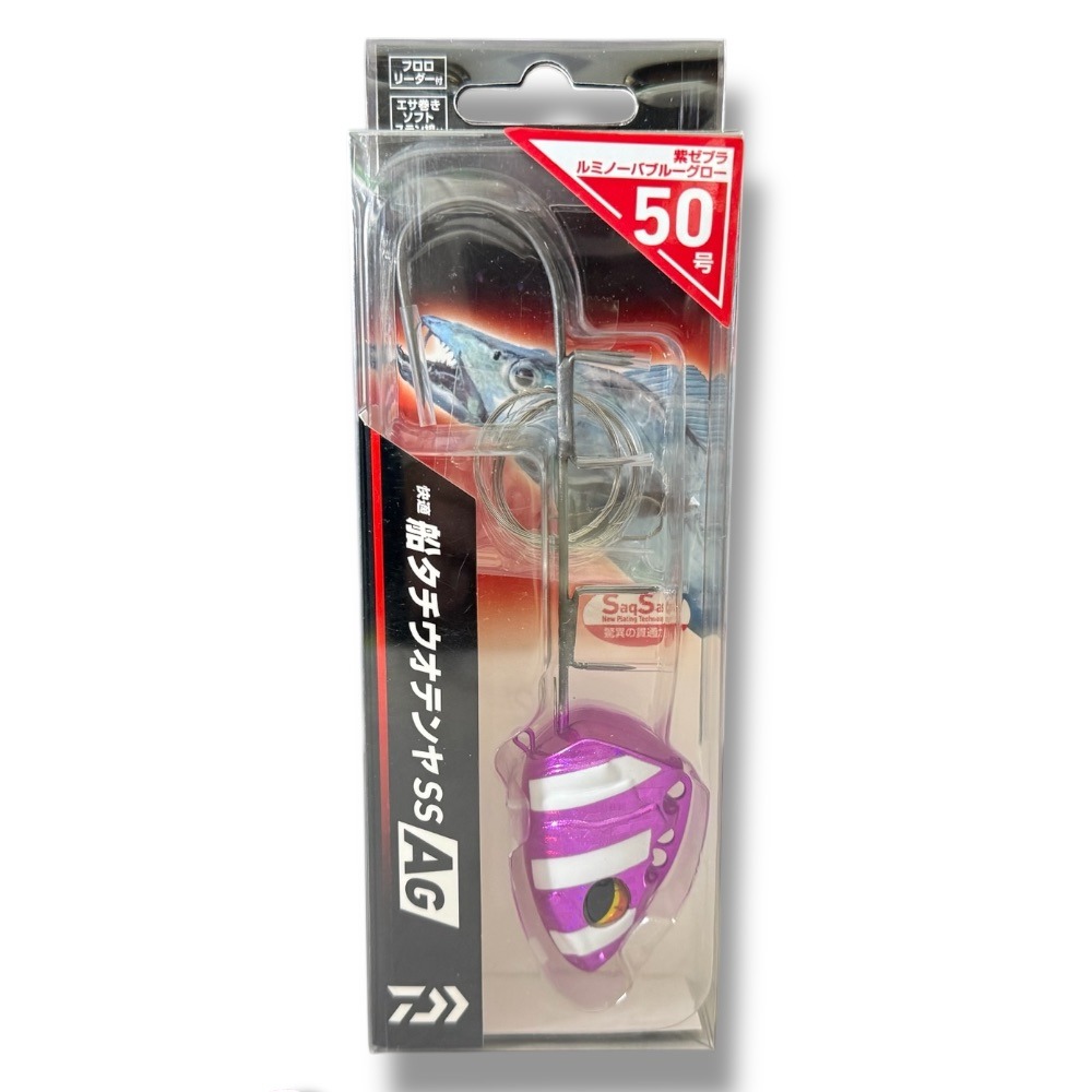 中壢鴻海釣具【DAIWA】快適船 KAITEKI FUNE TACHIUO TENYA  天亞單鉤 船釣白帶-規格圖7