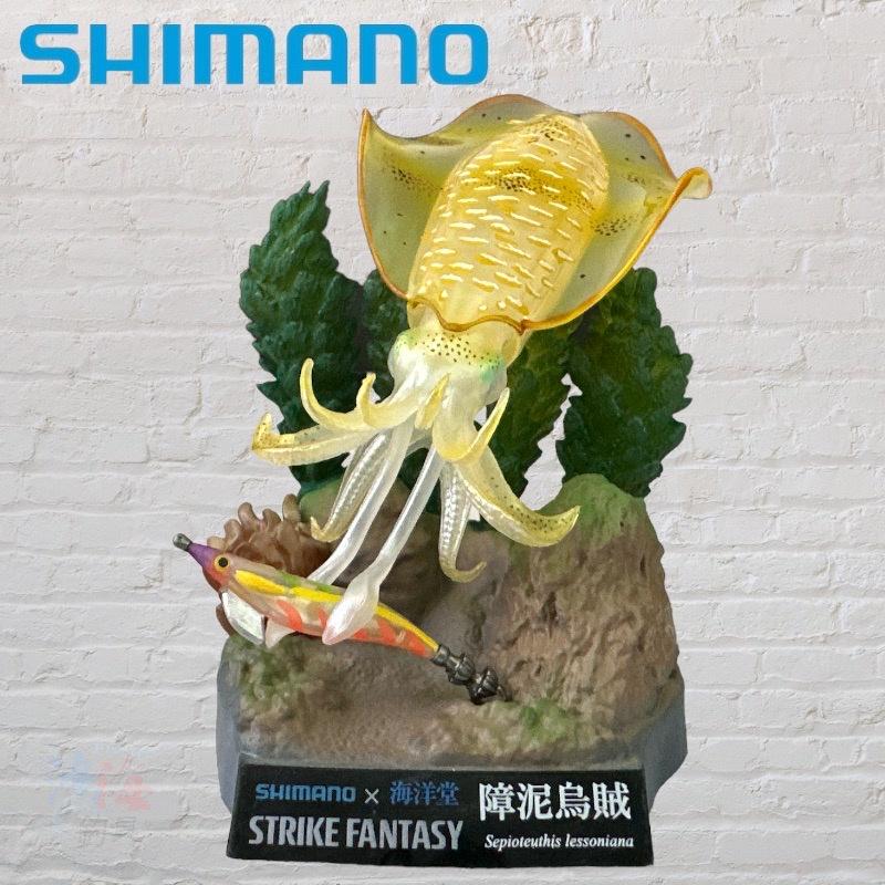 中壢鴻海釣具《SHIMANO》22 海洋堂 STRIKE FANTASY公仔 模型 海鱸 軟絲 櫻鱒 黑鱒-細節圖5