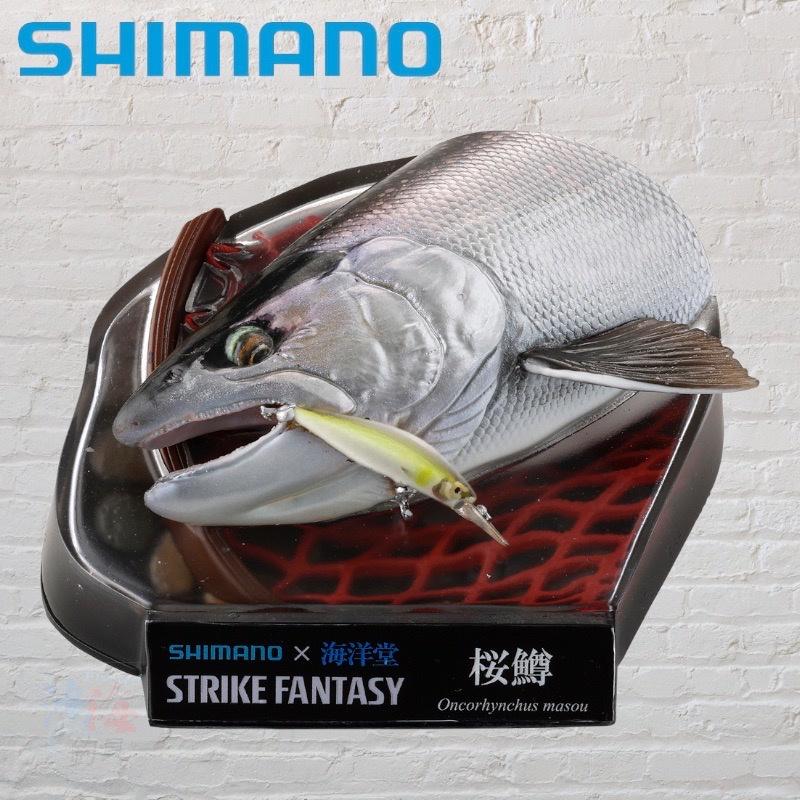 中壢鴻海釣具《SHIMANO》22 海洋堂 STRIKE FANTASY公仔 模型 海鱸 軟絲 櫻鱒 黑鱒-細節圖6