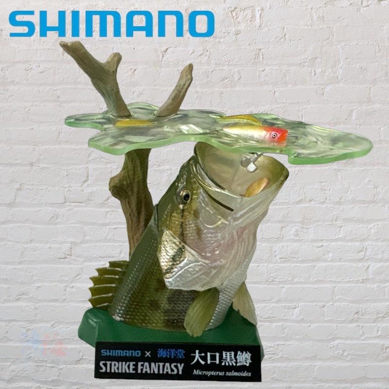 中壢鴻海釣具《SHIMANO》22 海洋堂 STRIKE FANTASY公仔 模型 海鱸 軟絲 櫻鱒 黑鱒