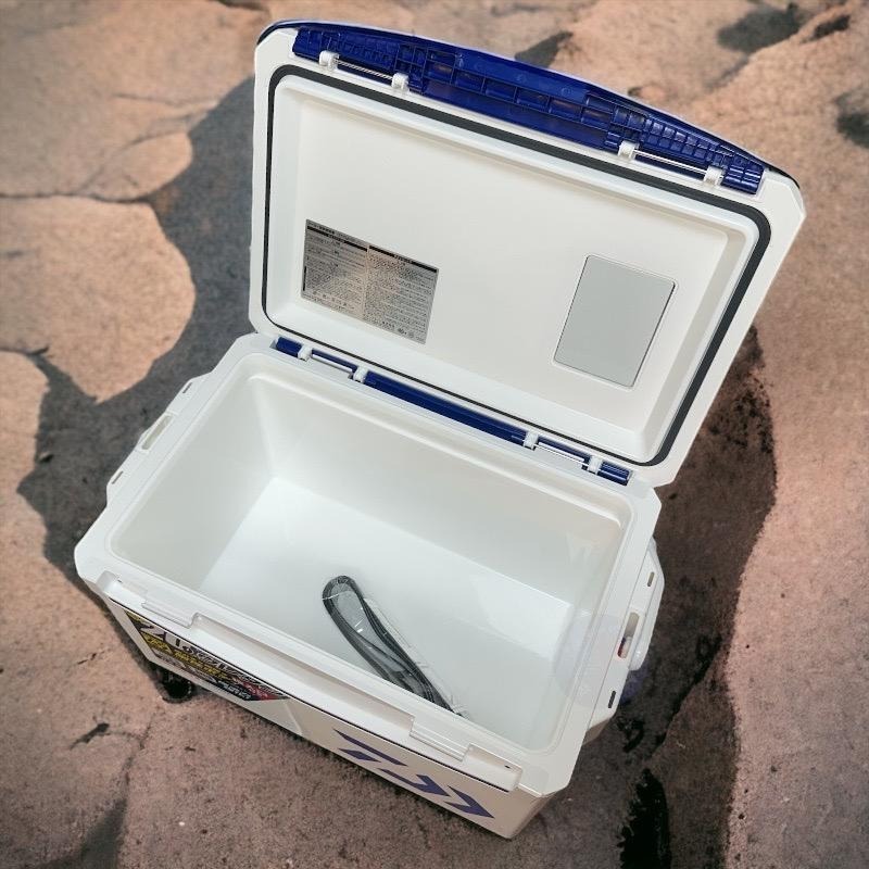 紅海釣具企業社 【DAIWA】 COOL LINE ALPHA 3 GU2000X 藍白色冰箱-有投入孔 另售釣武者貼紙-細節圖4