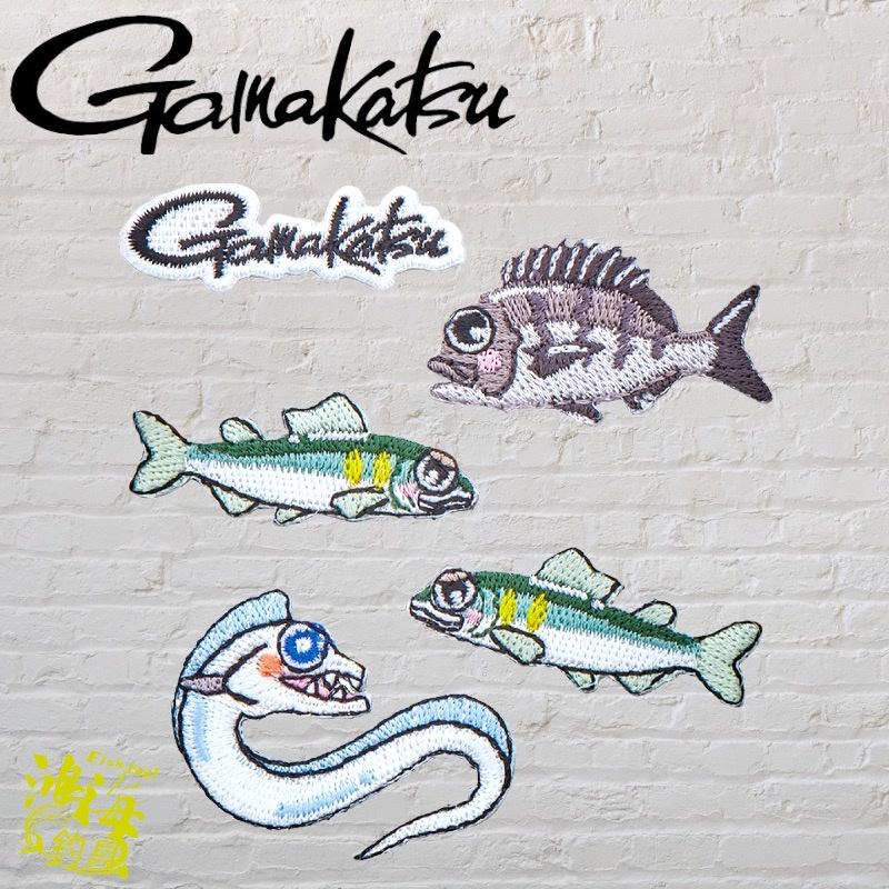 中壢鴻海釣具《gamakatsu》GM-2567 刺繡貼紙-細節圖9