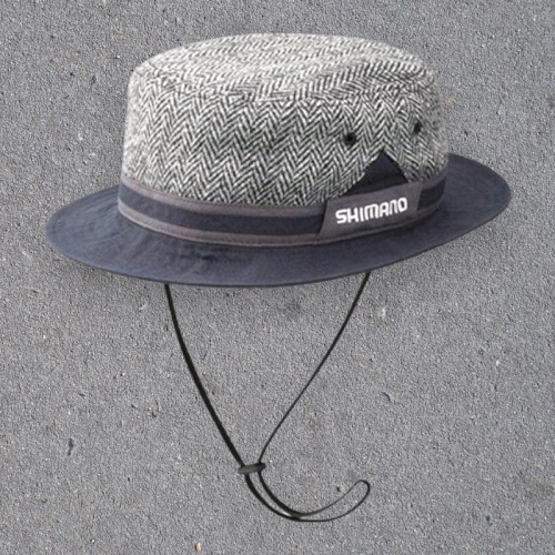中壢鴻海釣具《SHIMANO》CA-078Q 黑色毛編帽
