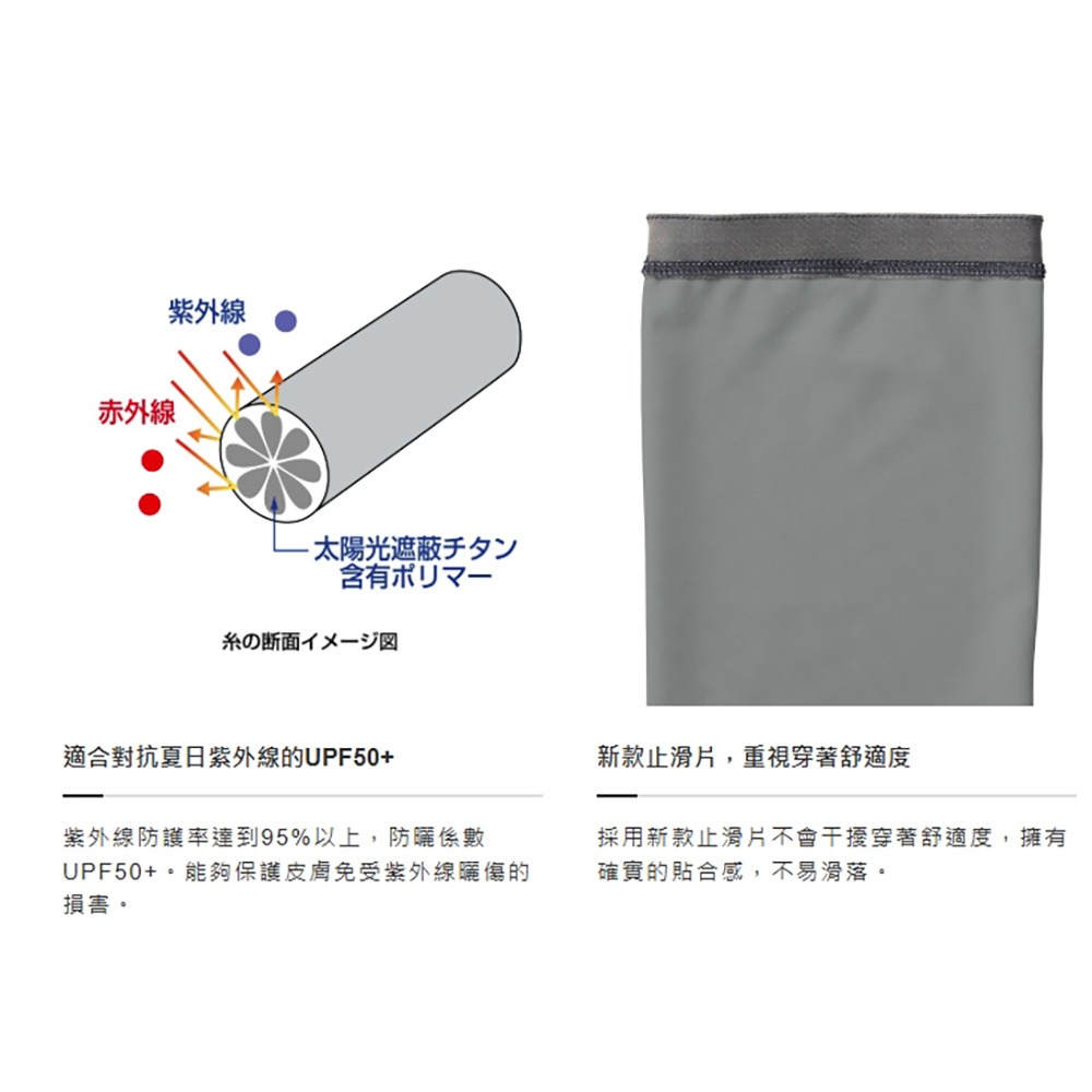 中壢鴻海釣具【SHIMANO】AC-004V 防曬袖套-細節圖6