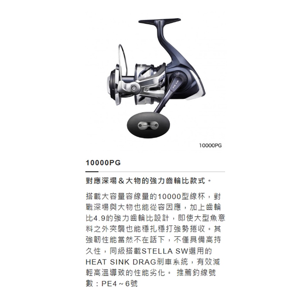 中壢紅海釣具【SHIMANO】TWIN POWER SW 紡車捲線器 (21年款)-規格圖8