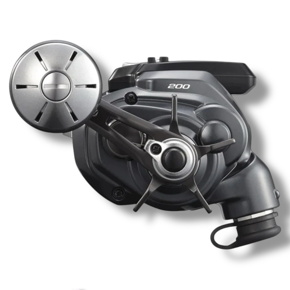 紅海釣具企業社【SHIMANO】ForceMaster 200/201/200/201DH 電動捲線器 手持透抽 白帶-細節圖3