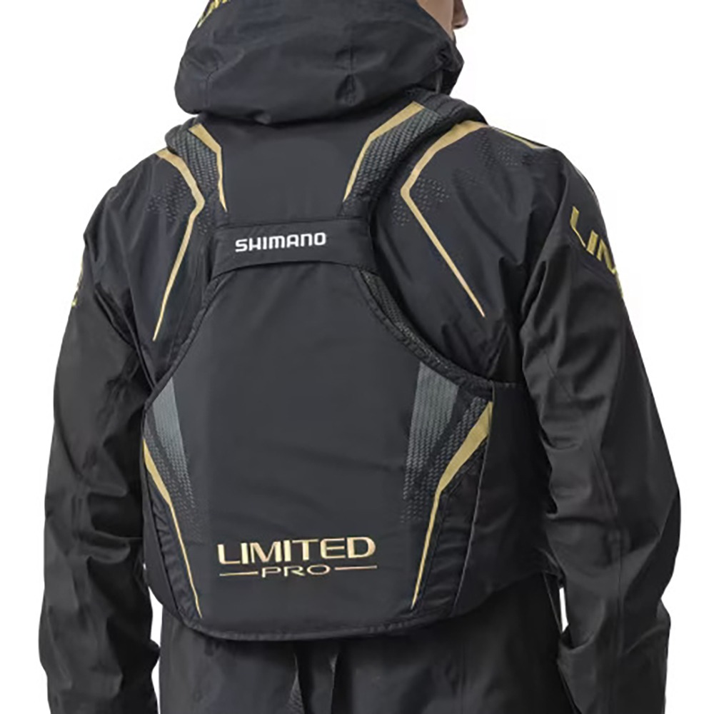 中壢紅海釣具【SHIMANO】 VF-130Y  LIMITED PRO FIRE BLOOD 釣魚救生衣 25秋磯款-細節圖3